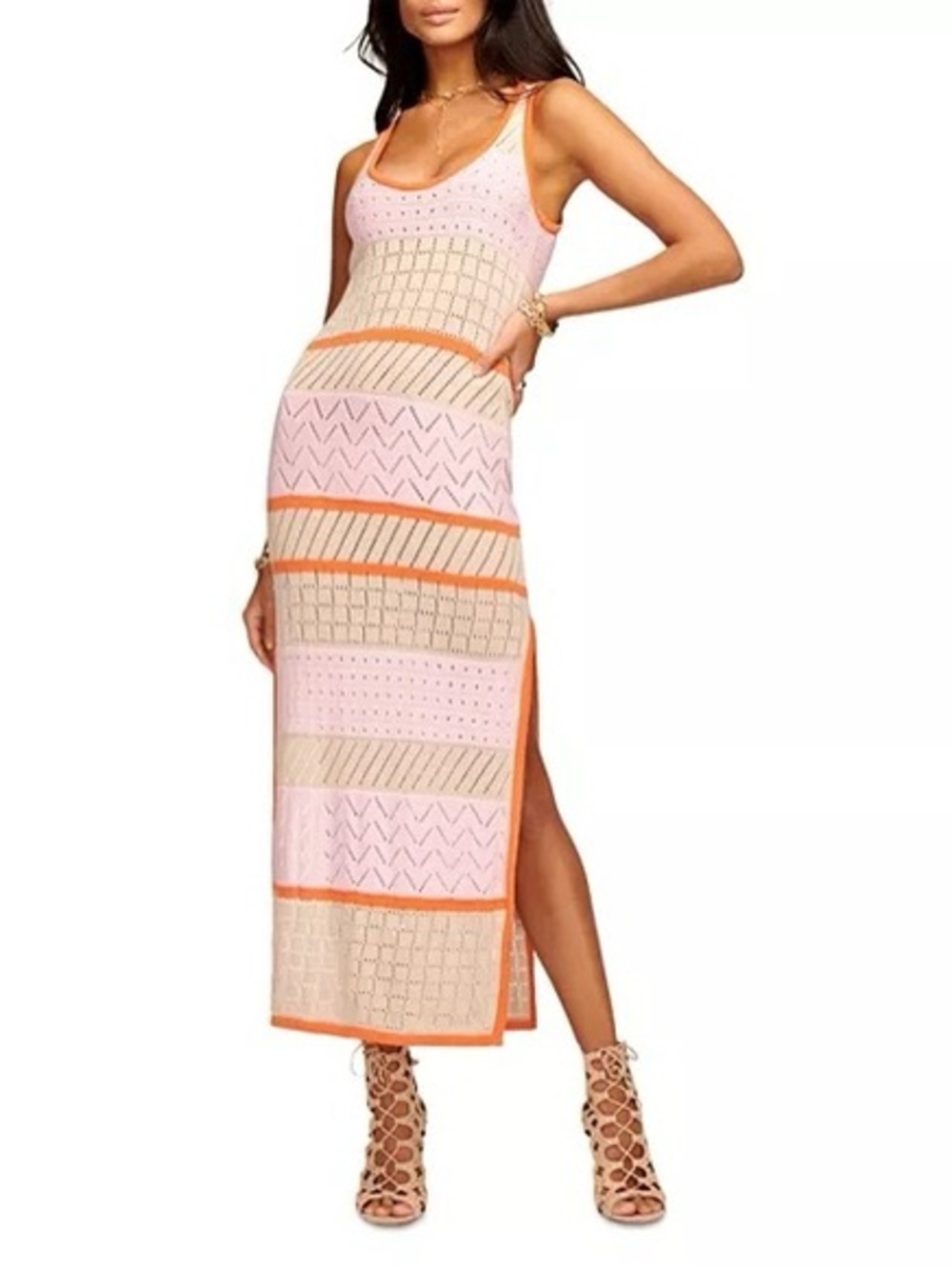 Ramy Brook Rachi Side-Slit Maxi Dress Size:XL
